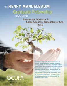 THE  Henry Mandelbaum Graduate Fellowship