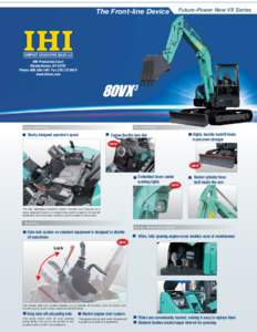 Future-Power New VX Series  The Front-line Device COMPACT EXCAVATOR SALES LLC 400 Production Court