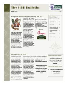 Keep Bulloch Beautiful  The KBB Bulletin Page 1  January 2012