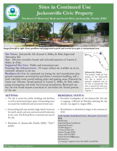 Sites in Continued Use: Jacksonville Ash Superfund Alternative Site (Lonnie C. Miller, Sr. Park)