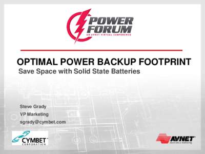 Optimal Power Backup Footprint: Save Space with Solid State Battery