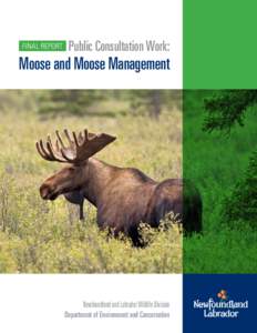 As the population dynamics of moose change in the province, along with biological and social priorities for the species, so must management practices and strategies