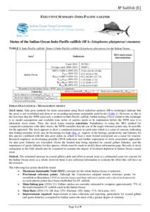 Fishing industry / Sailfish / Fisheries science / Indo-Pacific sailfish / Hawaiian cuisine / Gillnetting / Billfish / Fishing vessel / Stock assessment / Fish / Istiophoridae / Sport fish