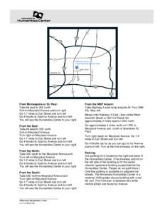 Microsoft Word - Map and directions