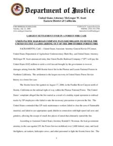 United States Forest Service / Plumas National Forest / California Department of Forestry and Fire Protection / Lassen National Forest / Wildfire / United States District Court for the Eastern District of California / Plumas / Northern California / Geography of California / California / Occupational safety and health