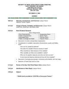 Microsoft Word - Oct 31 SON Meeting Agenda_FINAL.doc