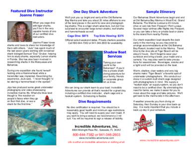 Tiger Sharks - Bahamas Shark Cage Diving