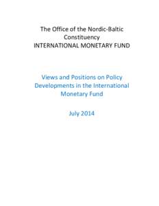 International Monetary Fund / Financial crises / Stock market crashes / IMF Stand-By Arrangement / Monetary policy / Late-2000s financial crisis / Balance of payments / International Lender of Last Resort / Malcolm Knight / Economics / International economics / International development