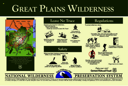Sample Sign Design for Great Plains Wildernesses
