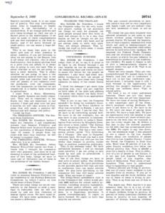 September 8, 1999  Smith’s invisible hand. It is not some law of gravity. The only inevitability about what is happening to family farmers is the inevitability of a