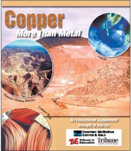 Dietary minerals / Copper extraction techniques / Copper / Ore / Mining / Azurite / Mineral exploration / Copper mining in the United States / Copper mining in Arizona / Chemistry / Matter / Economic geology