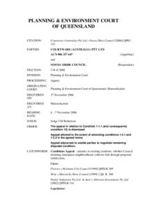 Courtware (Australia) Pty Ltd v Noosa Shire CouncilQPEC 122