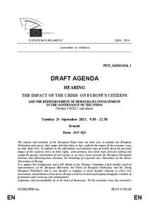 [removed]EUROPEAN PARLIAMENT Committee on Petitions  PETI_OJ(2013)226_1