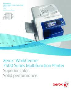 WorkCentre® 7556 Tabloid-size Color Multifunction Printer
