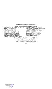 COMMITTEE ON THE JUDICIARY STROM THURMOND, South Carolina, Chairman JOSEPH R. BIDEN, JR , Delaware CHARLES McC. MATHIAS, JR., Maryland EDWARD M. KENNEDY, Massachusetts PAUL LAXALT, Nevada