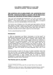 Law Society Seminar Paper March 2001