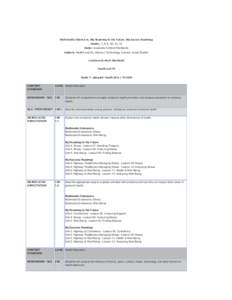 Multimedia Extensions, My Roadmap to the Future, My Success Roadmap Grades: 7, 8, 9, 10, 11, 12 States: Louisiana Content Standards Subjects: Health and PE, Library / Technology, Science, Social Studies Louisiana Content