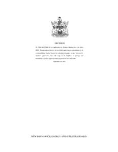 Saint John /  New Brunswick / Geography of Canada / Canada / Geography of North America / Civil procedure / Dispute resolution / Intervention