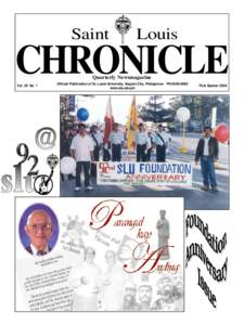 Saint  Louis CHRONICLE Quarterly Newsmagazine