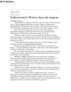Microsoft WordNew York Times - Aspen & Wolves.doc
