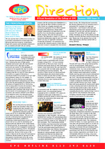 CPC Newsletter Summer 2005