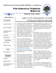 Kinship and descent / Demographics of the United Kingdom / Epistemology / Family History Library / New England Historic Genealogical Society / United Kingdom Census / Census / Family history society / Genealogy / Statistics / Genealogical societies