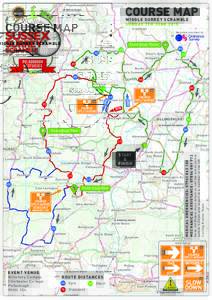 COURSE MAP WIGGLE SURREY SCR AMBLE SUNDAY 7TH JUNE 2015 M ap dat a provided by