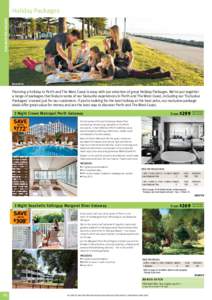 HOLIDAY PACKAGES  Holiday Packages Busselton