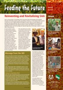 Feeding the Future  Issue 26 Reinventing and Revitalizing SAA