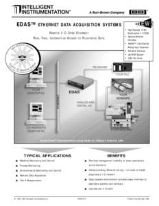 EDAS™  NEW! ETHERNET DATA ACQUISITION SYSTEMS