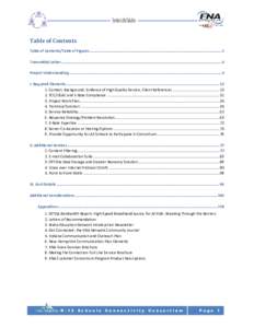 Table of Contents Table of Contents/Table of Figures ...................................................................................................................... 1 Transmittal Letter ...........................