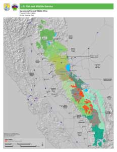 U.S. Fish and Wildlife Service Sacramento Fish and Wildlife Office Proposed Critical Habitat For the Yosemite Toad  £