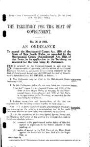 I THE TERRITORY FOR THE SEAT OF GOVERNMENT. I [Extract from Commoniuealth of Australia Gazette, No. 86, dated 20th December, 1934.]