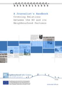 A Journalist’s Handbook Covering Relations between the EU and its Neighbourhood Partners  EU Neighbourhood Info Centre