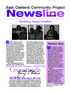 East Oakland Community Project  Newsline Fall[removed]Building Strong Families