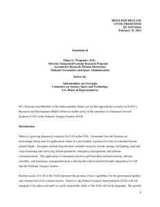 Transport / Next Generation Air Transportation System / Northrop Grumman / Air traffic control / Aviation / Military / Military terminology / Signals intelligence / Unmanned aerial vehicle