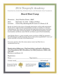 board boot camp nonprofit academty flyer.pub