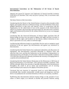 Human rights instruments / Universal Declaration of Human Rights / United Nations Charter / Economic /  social and cultural rights / Convention on the Elimination of All Forms of Racial Discrimination / Convention on the Rights of Persons with Disabilities / Law / International relations / Politics