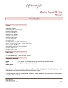 Microsoft Word - Monthly Meeting Minutes October 21, 2013