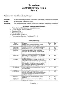 Procedure Contract Review P7.2-2 Rev. K