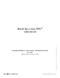 SM  Combined Evidence of Coverage and Disclosure Form Karuk Tribe Effective Date: October 1, 2013