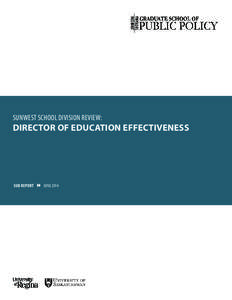 Microsoft Word - 2. Director of EducationEffectiveness Review_Final.doc