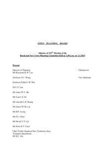 TOWN PLANNING  BOARD Minutes of 525th Meeting of the Rural and New Town Planning Committee held at 2:30 p.m. on[removed]