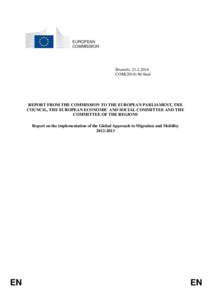 EUROPEAN COMMISSION Brussels, [removed]COM[removed]final