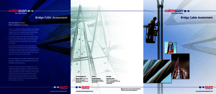 Wire Rope Testing  Wire Rope Testing Bridge Cable Assessment