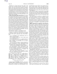 Page 21  TITLE 17—COPYRIGHTS Retention of a saving clause has been urged on the ground that the present statutory provision is frequently cited, and that having the provision expressly