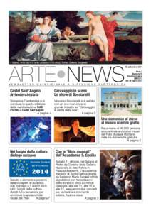 • Tiziano, Amor sacro e amor profanocirca), Roma, Galleria Borghese  ARTE•NEWS N E W S L E T T E R