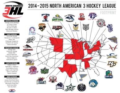 [removed]north american 3 hockey league footprint CENTRAL DIVISION Chicago Junior Bulldogs La Crosse Freeze