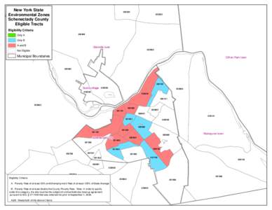 New York State[removed]Environmental Zones Schenectady County Eligible Tracts