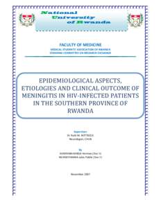 Meningitis / HIV/AIDS / Bacterial diseases / Neurology / Sexually transmitted diseases and infections / Cryptococcosis / AIDS / Tuberculous meningitis / Cerebrospinal fluid / Health / Medicine / Microbiology